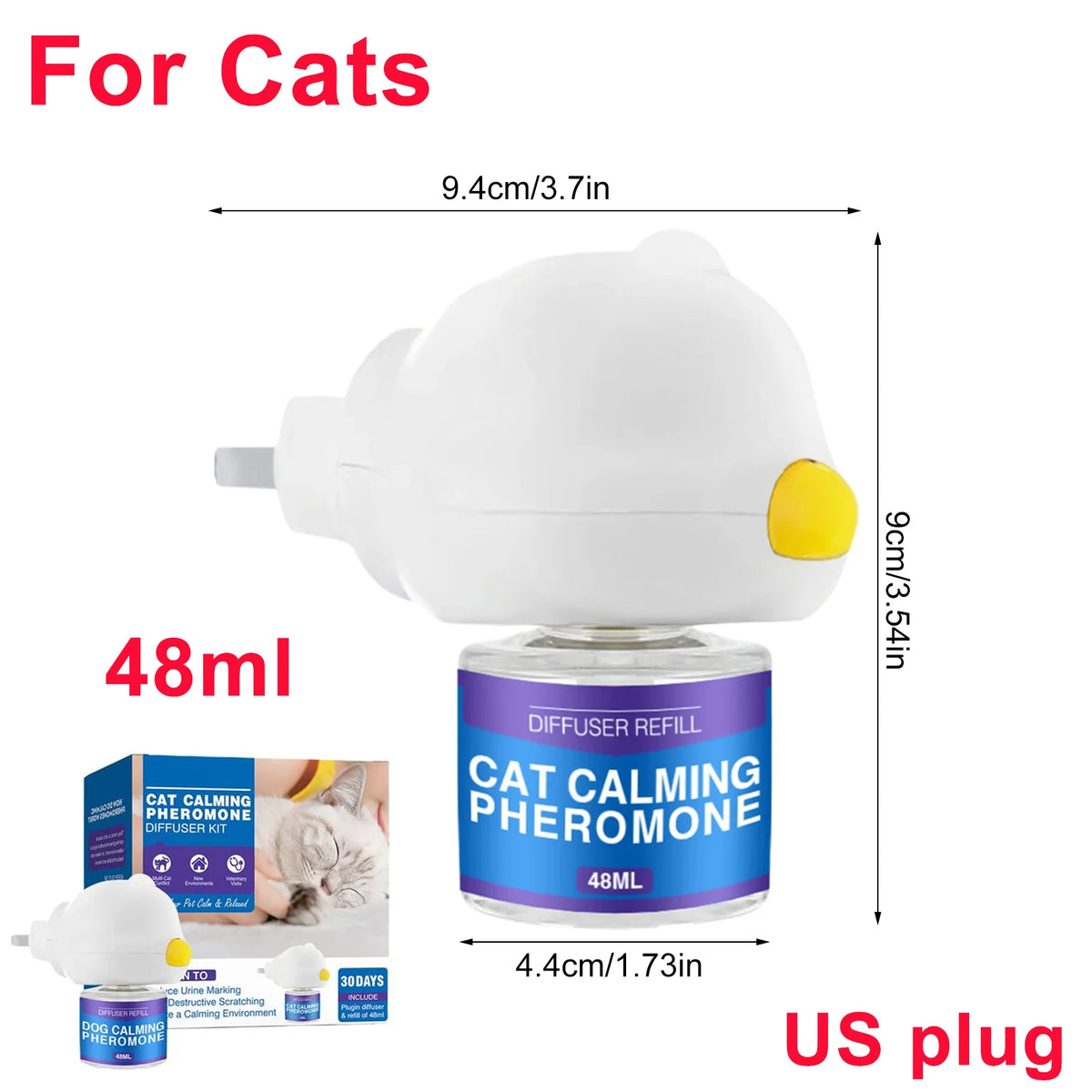 Advanced Feline Calming Pheromone Diffuser